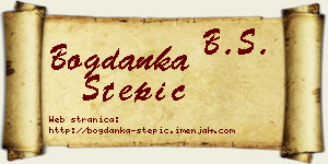 Bogdanka Stepić vizit kartica